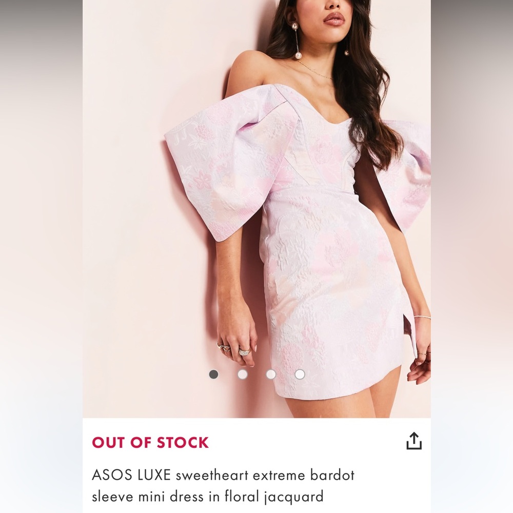 ASOS LUXE floral dress